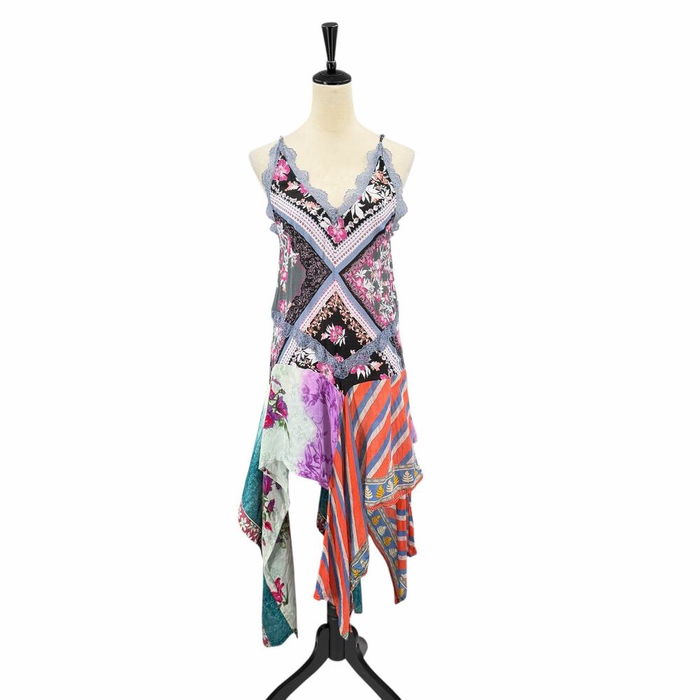 Intimately Free People The Morgan Factory Mixed Media Upcycled Handmade Dress
